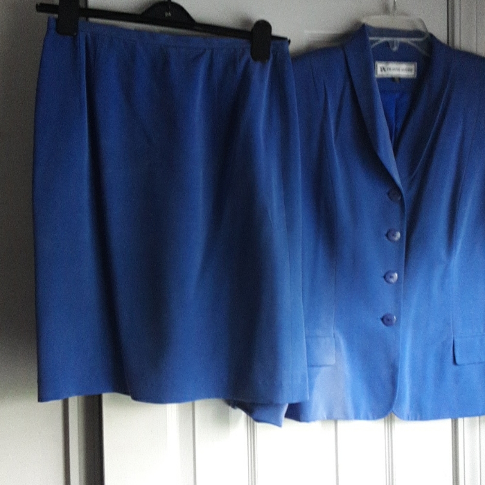 Two piece skirt suit by travis ayers